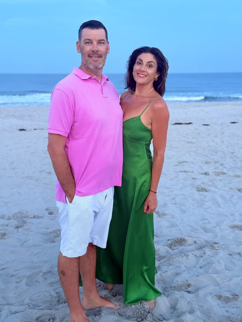 Brian and Nicole Zusi on the beach